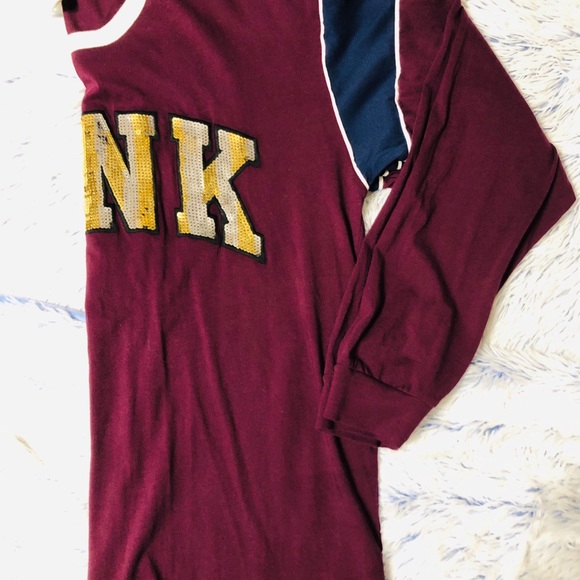 NWOT PINK Victoria Secret Bling Tee - Picture 3 of 5